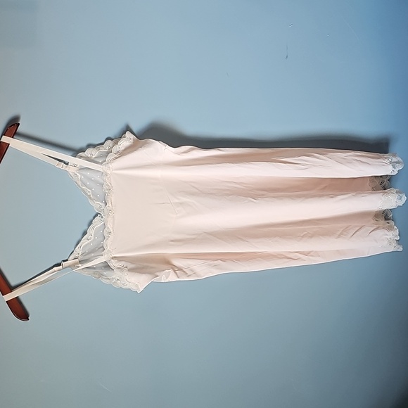 Vintage Slip Soft Pink Cream Lace Millay Size 38 Made In The USA - Picture 2 of 8